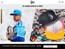 Tablet Screenshot of neweracap.com